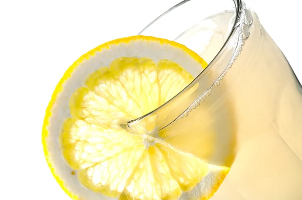 Apple juice with lemon — Stock Photo, Image