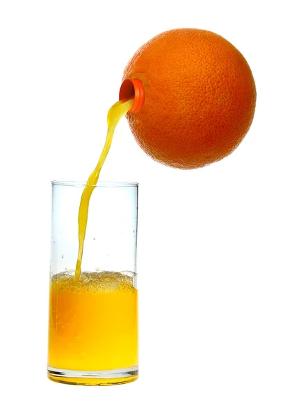 Pooring narancs juice — Stock Fotó