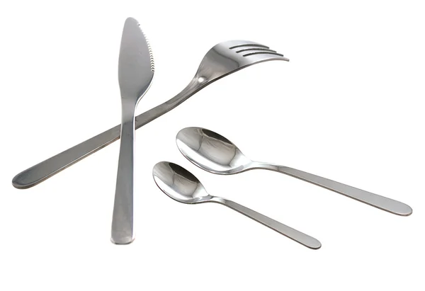 Stainless flatware — Stock Photo, Image