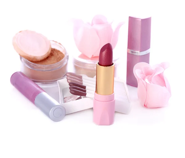 Set de maquillaje rosa —  Fotos de Stock