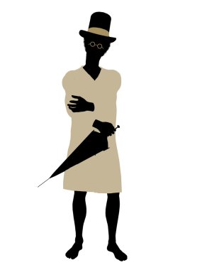 John peter pan siluet çizimi