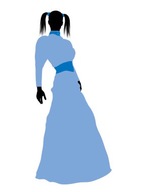 Wendy peter pan siluet çizimi