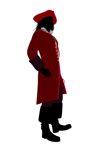 Captain Hook Silhouette Illustration — Stock Photo, Image