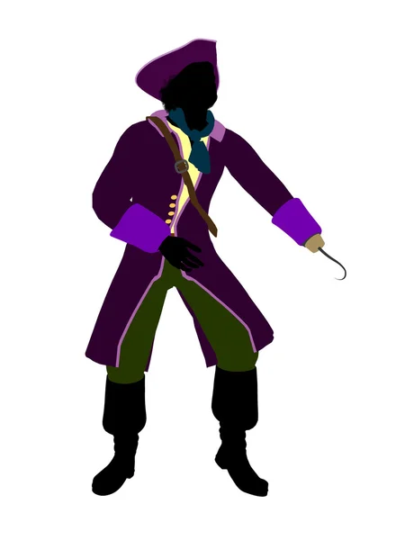 Illustration de la silhouette du capitaine Crochet — Photo