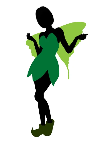 stock image Tinker Bell Silhouette Illustration