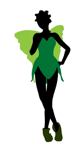 stock image Tinker Bell Silhouette Illustration