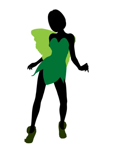 stock image Tinker Bell Silhouette Illustration