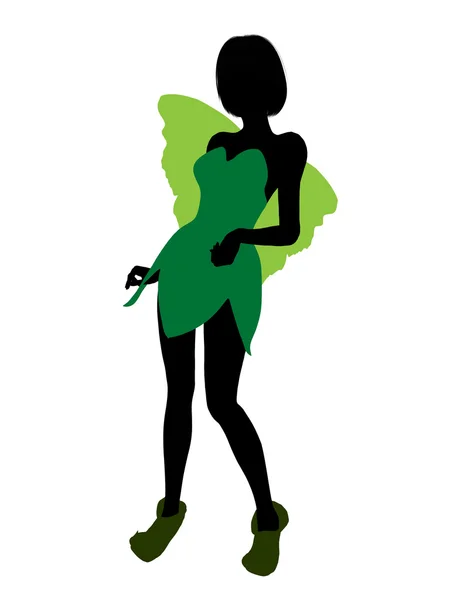 Stock image Tinker Bell Silhouette Illustration