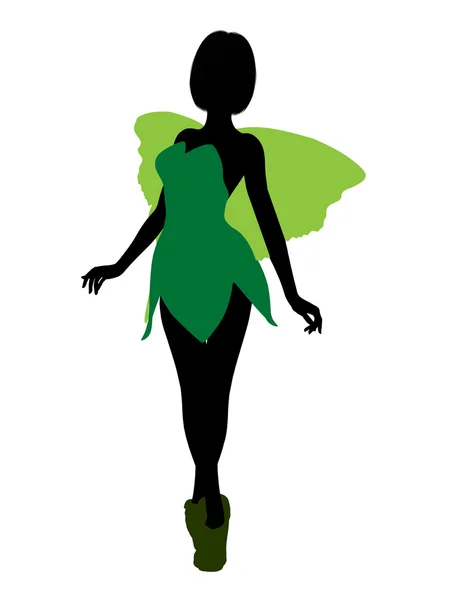 stock image Tinker Bell Silhouette Illustration