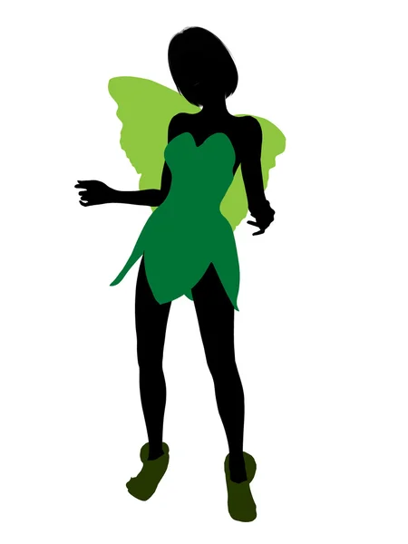 stock image Tinker Bell Silhouette Illustration