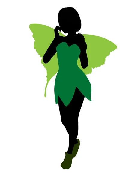 stock image Tinker Bell Silhouette Illustration