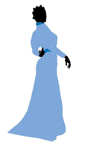 Wendy de Peter Pan Silhouette Ilustração — Fotografia de Stock