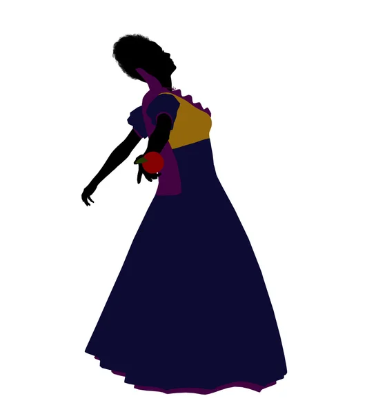 stock image Snow White Silhouette Illustration