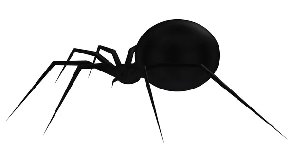 Örümcek siluet — Stok fotoğraf