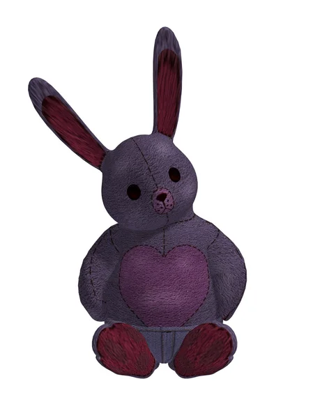 กระต่ายสีม่วง — ภาพถ่ายสต็อก