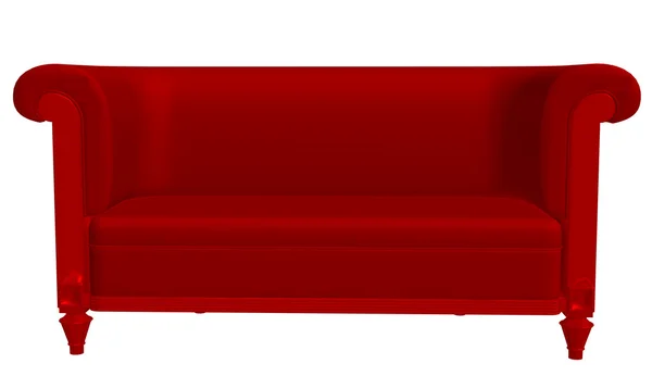 Canapé rouge — Photo