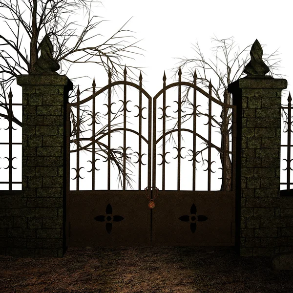 Um portão — Fotografia de Stock