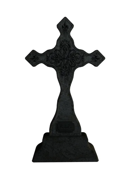 stock image Cross Tombstone