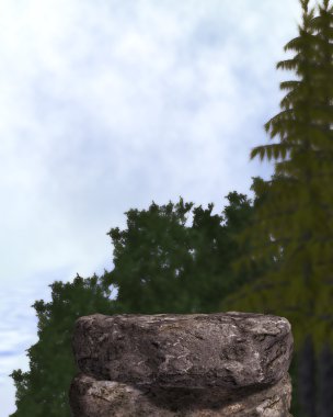 açık orman arka plan