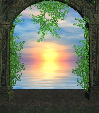 Sunset Background clipart