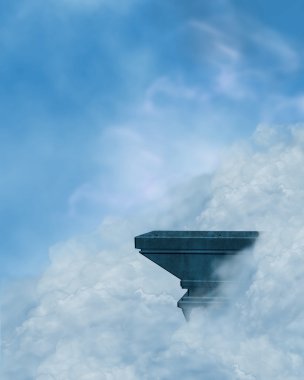 Ledge In The Clouds Background clipart