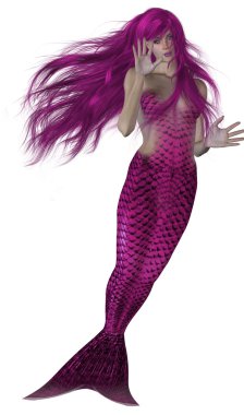 Swimming Mermaid clipart