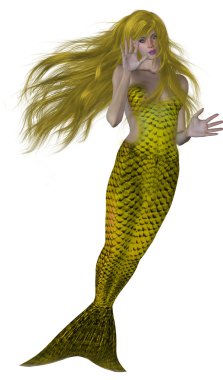 Swimming Mermaid clipart