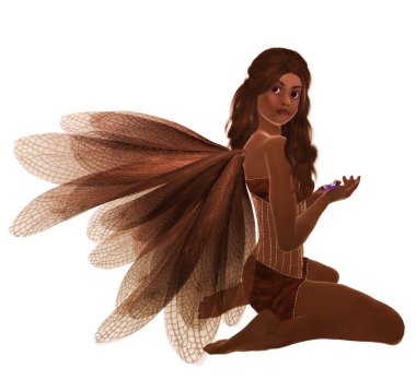 Brown Fairy clipart