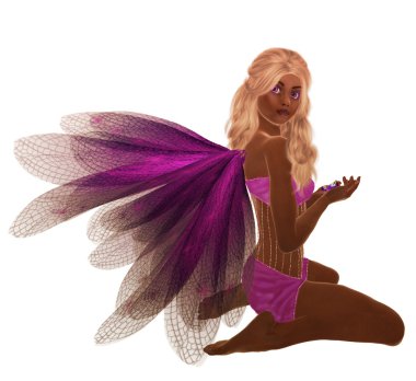 Purple Fairy clipart