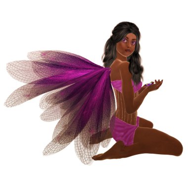 Purple Fairy clipart