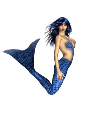 Blue Mermaid clipart