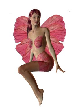 Pink Fairy clipart