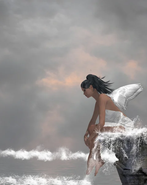 stock image Angel On Water