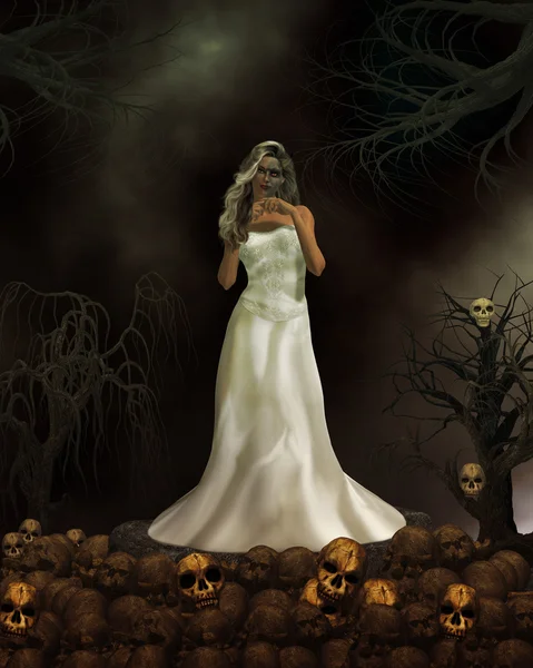 Demon Bride — Stock Photo, Image