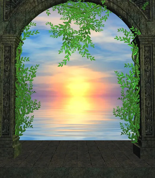 Sunset Background — Stock Photo, Image