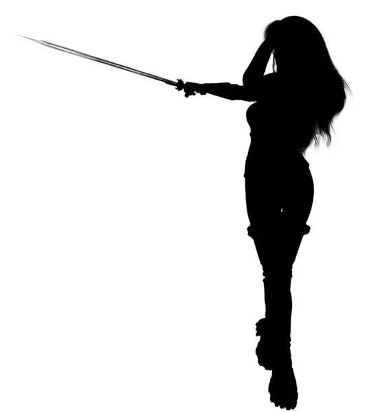 stock image Woman Silhouette