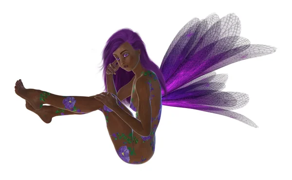 Purple Flower Fairy — Stock Photo, Image