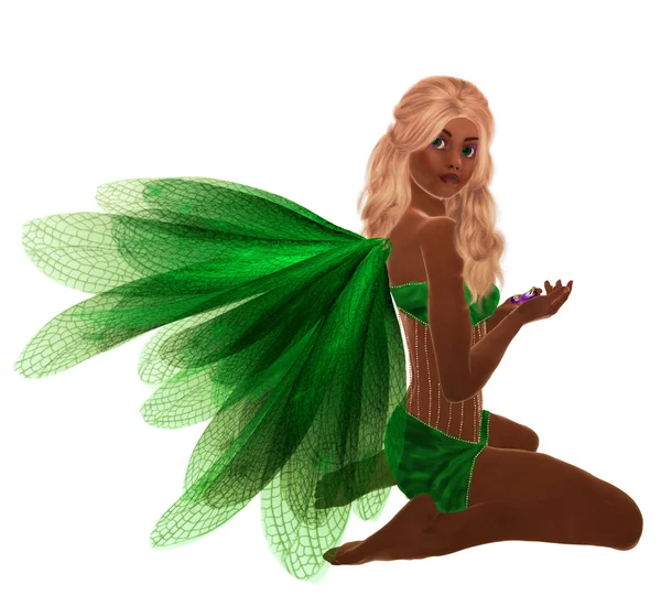 Green Fairy — Stock Photo, Image