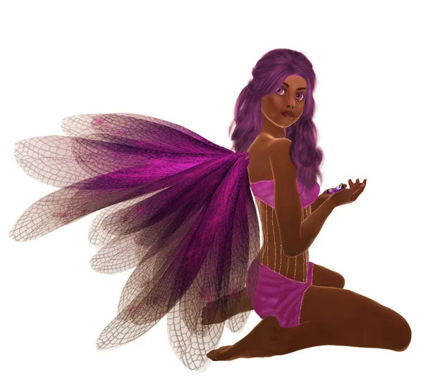 Фіолетовий фея — стокове фото