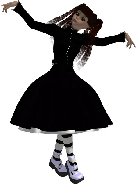 Goth Girl — Stock Photo, Image