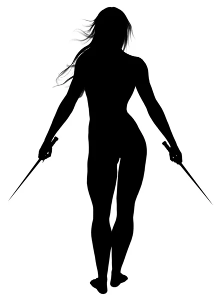 stock image Woman Silhouette
