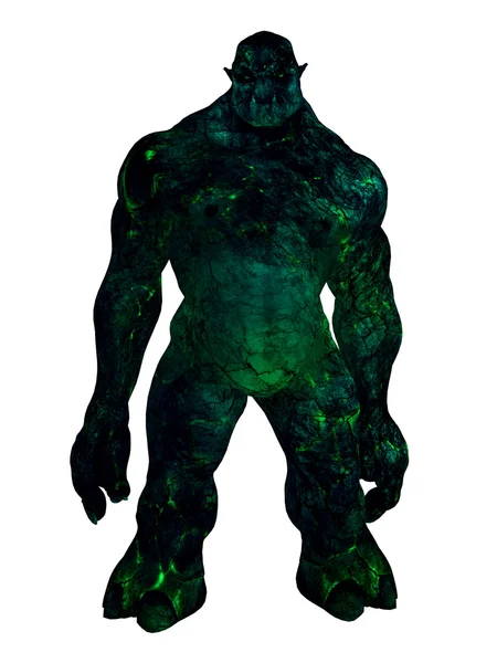 Mavi ve yeşil ayakta troll — Stok fotoğraf