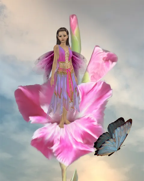 花の妖精 ロイヤリティフリーのストック写真