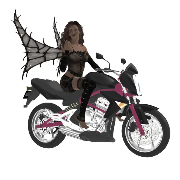 Мотоцикл Fairy Стоковая Картинка
