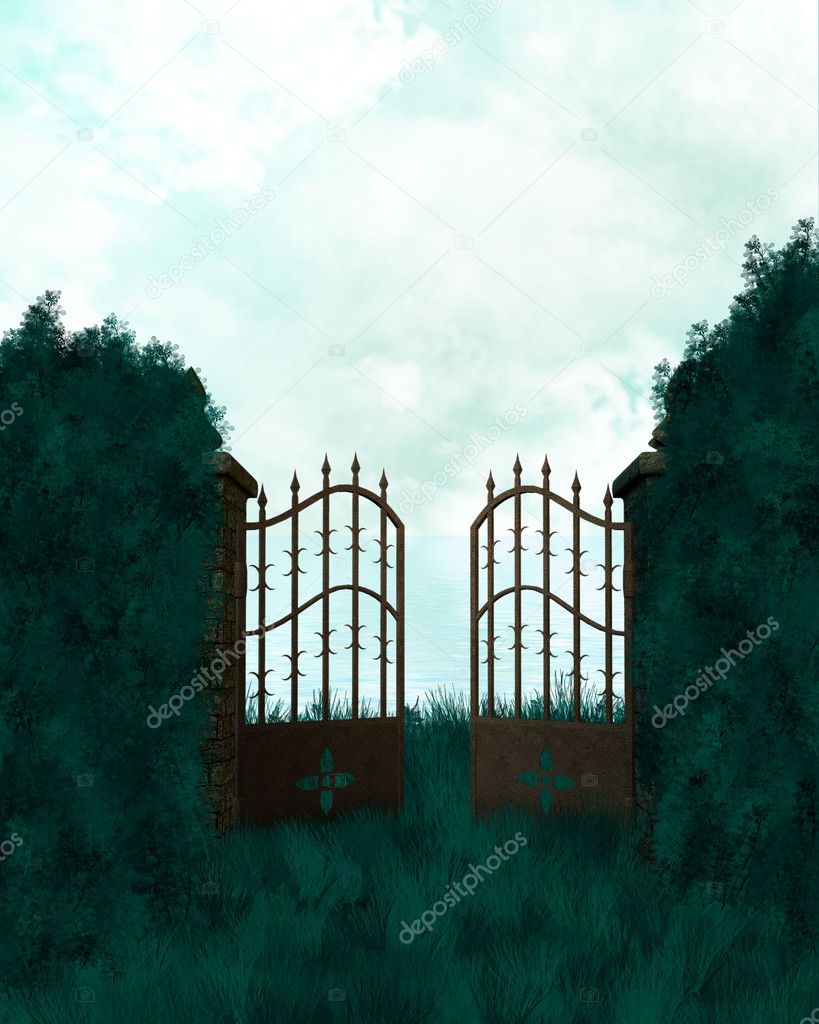 Outdoor Gate Background