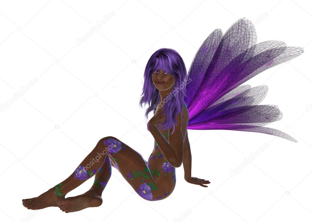 Purple Flower Fairy