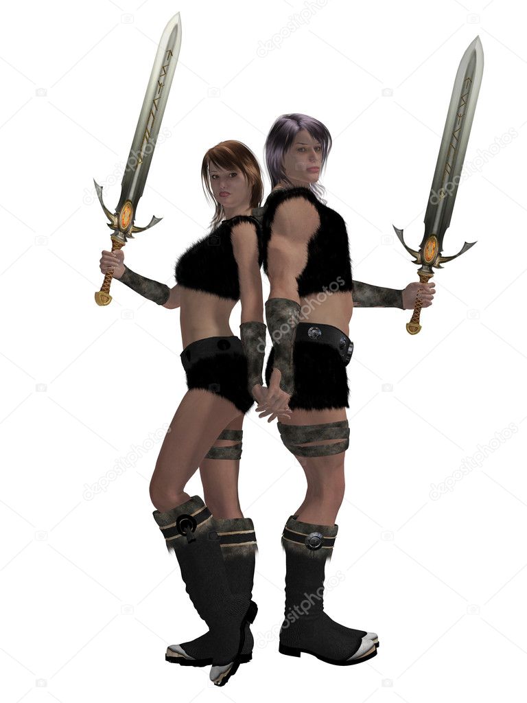 Warrior Barbarian Couple