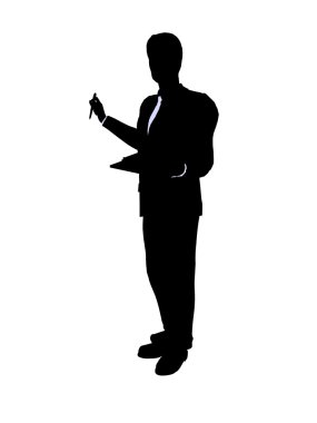 Business Office Illustration Silhouette