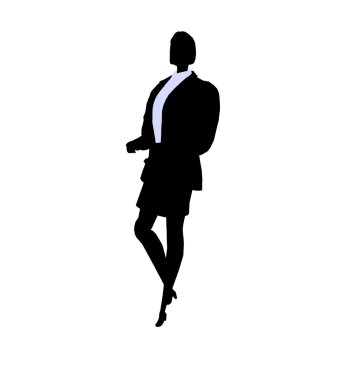 Business Office Illustration Silhouette