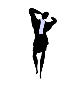 Business Office Illustration Silhouette